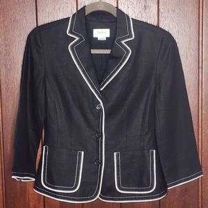 Nieman Marcus Linen Blazer